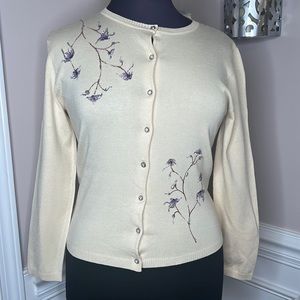 New! Bogari Ivory Sweater Size XL